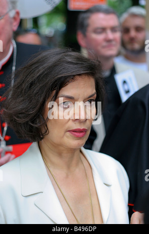 " Bianca Jagger' attivista per i diritti umani, Edimburgo, Scozia UK. Foto Stock