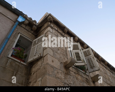 Una parte di un vecchio edificio. Foto Stock