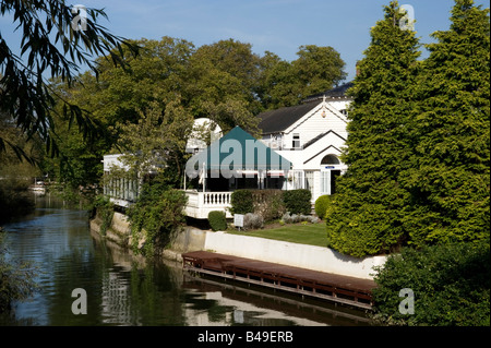 Monkey Island Hotel a Bray su una piccola isola sul Tamigi Foto Stock