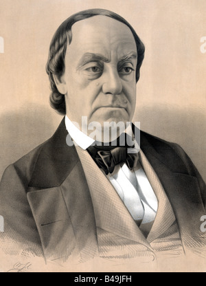 Lewis Cass, American ufficiale militare e politico. Candidato democratico per il Presidente degli Stati Uniti nel 1848 Foto Stock