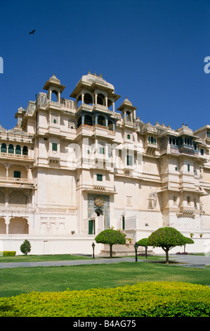 India, Udaipur, City Palace Foto Stock