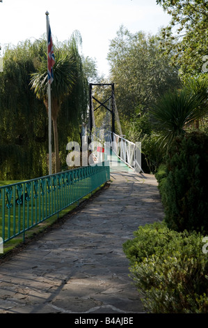 Monkey Island Hotel su una piccola isola sul Tamigi a Bray Foto Stock