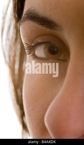 Extreme close-up di un occhio Foto Stock