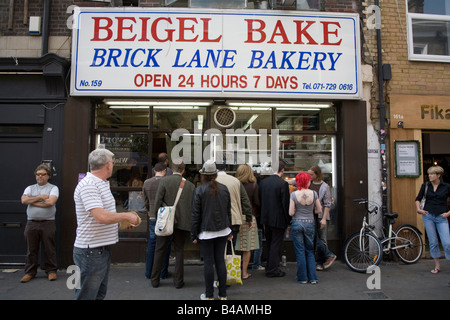 Beigel bake shop Brick Lane London REGNO UNITO Foto Stock