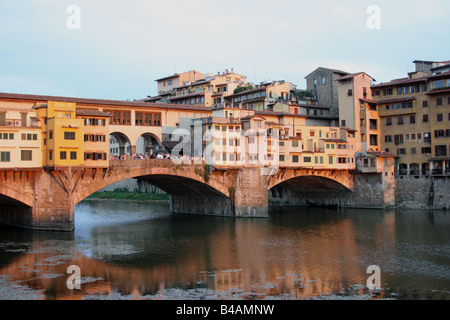 Ponte Vecchio, Firenze, Italia Foto Stock