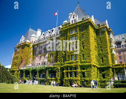 La Empress Hotel in Victoria, Isola di Vancouver, British Columbia, Canada. Foto Stock