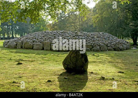 Scottish Età del Bronzo sito sepolcrale Highlands scozzesi Foto Stock