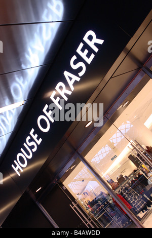 House of Fraser department store shop ingresso Foto Stock