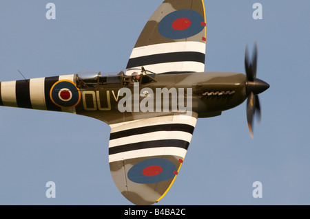 Shuttleworth (Raccolta) Air Show 2008 Grazia Supermarine Spitfire Tr Mk 9 D giorno livrea Foto Stock