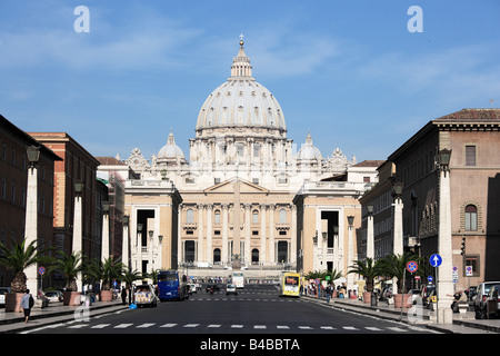 Basilica di San Pietro Città del Vaticano Roma Italia Foto Stock