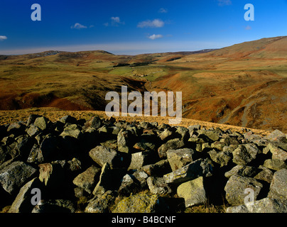 Vista autunnale in Ingram Valley, vicino a Wooler, Northumberland National Park Foto Stock