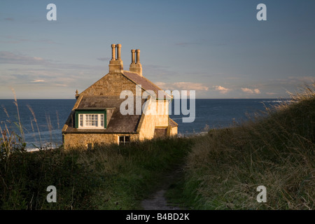 La casa di balneazione self catering cottage vicino Craster in Northumberland Foto Stock