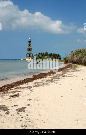 Torre faro di Cayo Jutias Cuba Foto Stock