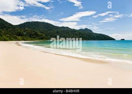 Asia, Malaysia, l'Isola di Langkawi, Pulau Langkawi, la spiaggia e il litorale a Pulau Datai Foto Stock