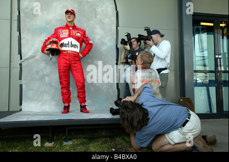 Lo sport del motore, Formel 1, Michael Schumacher, Ritratto Foto Stock