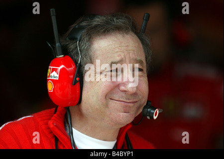 Lo sport del motore, Jean Todt, Formel 1, Ritratto, fotografo: Daniel Reinhard Foto Stock