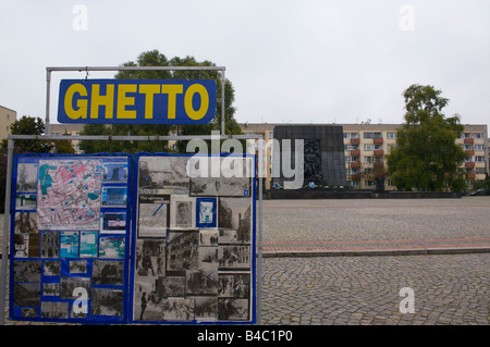 Varsavia ha1948 memorial da Rapaport Suzin e di coloro che sono morti nella insurrezione del ghetto contro la persecuzione nazista. Foto Stock