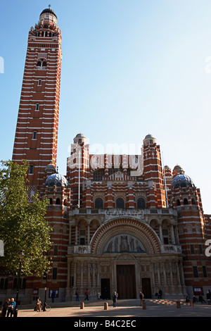 Westminster Cattedrale cattolica romana Westminster Londra England Regno Unito Europa Foto Stock