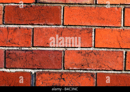 Primo piano di un Brickwall Foto Stock