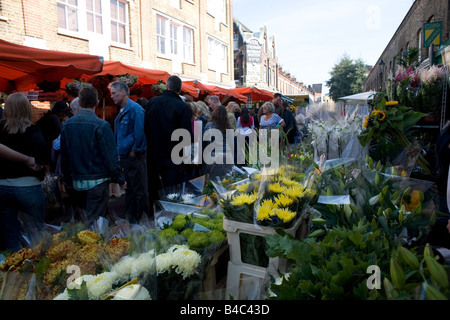 Colombia Rd il mercato dei fiori Foto Stock