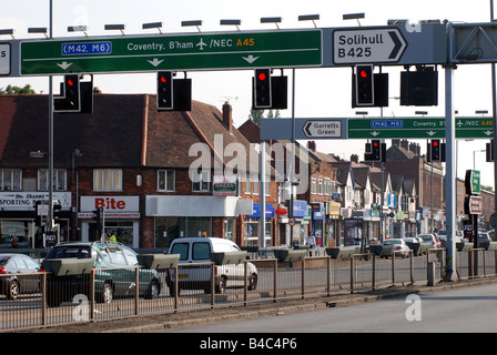 A45 Coventry Road, Sheldon, Birmingham, West Midlands, England, Regno Unito Foto Stock