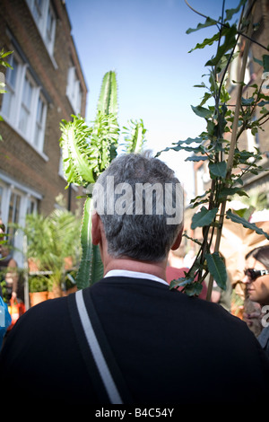 Colombia Rd il mercato dei fiori Foto Stock