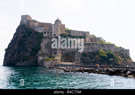 Castello Aragonese, Ischia, Italia Foto Stock