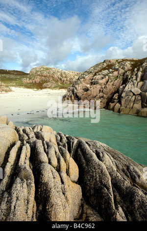 Sulla spiaggia di Isola di Mull Foto Stock