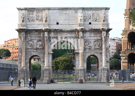 Arco di Costantino a Roma Foto Stock