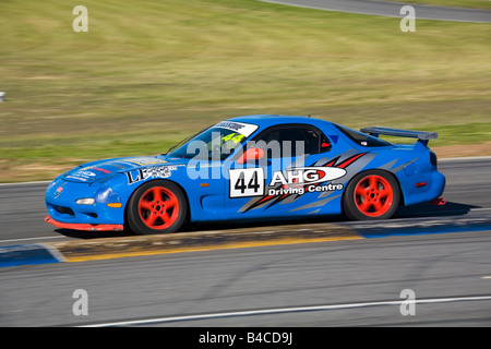 Mazda RX7 FD3S giapponese sports car racing su una pista Foto Stock