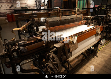 L'Est Europa Polonia West Mazovia Lodz antico telaio nel museo industriale Manufaktura shopping e divertimenti Foto Stock