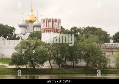 Il Convento Novodevichy a Mosca, in Russia. Foto Stock