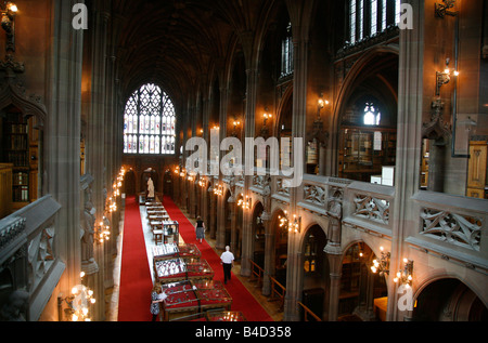 Agosto 2008 - John Rylands Library Manchester Inghilterra England Regno Unito Foto Stock