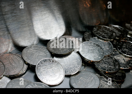Casino flamingo un euro jetton slot machine coin easy spin denaro scommettendo elettroni di gioco roulette shop legal dipendenza Foto Stock