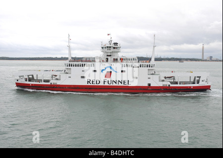Red Funnel nel Solent Foto Stock