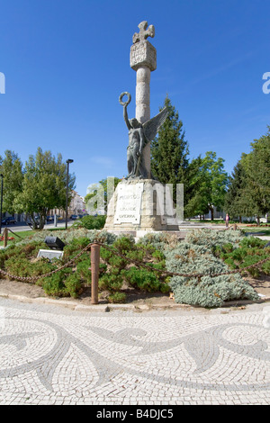 Memoriale per le vittime della Prima Guerra Mondiale (la Grande Guerra) nella città di Portalegre, Portogallo. Foto Stock