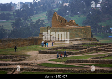 Inca Tempio del Sole, Ingapirca, Ecuador Foto Stock