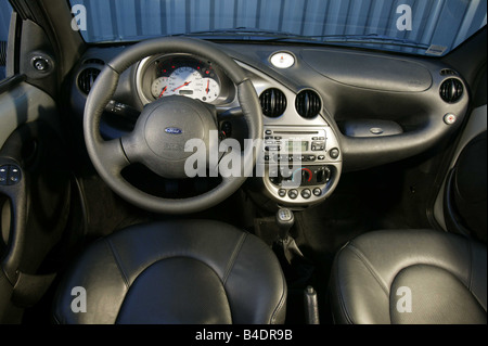 Auto Ford Ka, Miniapprox.s, modello anno 2002-, argento, vista interna, vista interna, pozzetto, tecnica/accessorio, accessori Foto Stock