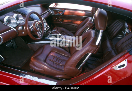 Auto Alfa Romeo Brera, Predotype, roadster, rot, anno modello 2002, vista interna, vista interna, pozzetto, tecnica/accessorio, ac Foto Stock