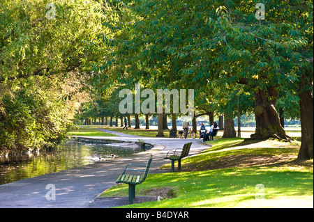 Autunno in Walpole Park Ealing W5 London Regno Unito Foto Stock