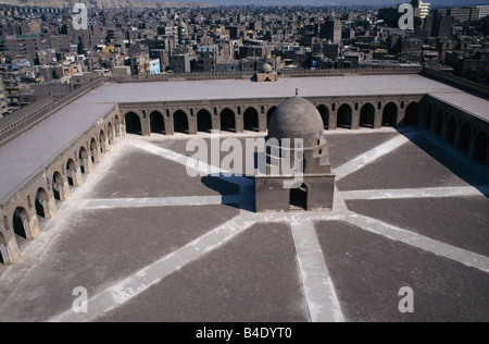 Il Ahmed Ibn Tulun moschea, Il Cairo, Egitto. Foto Stock