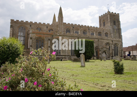 San Pietro San Paolo chiesa quattrocentesca Clare Suffolk in Inghilterra Foto Stock