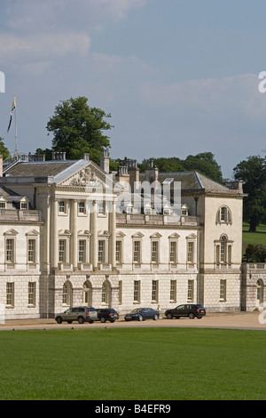 Woburn Abbey aspetto palladiane da Henry Flitcroft 1747 Bedfordshire Regno Unito Regno Unito Foto Stock