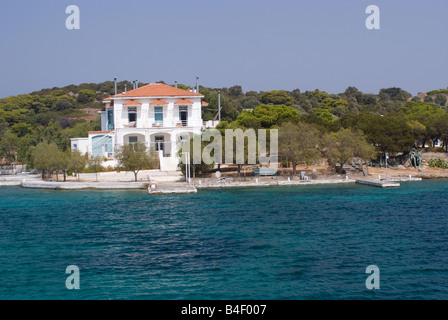 Appartamento Residenziale Case e case vacanza su Xero isola nei pressi di Isole Cicladi Mar Egeo Grecia Foto Stock