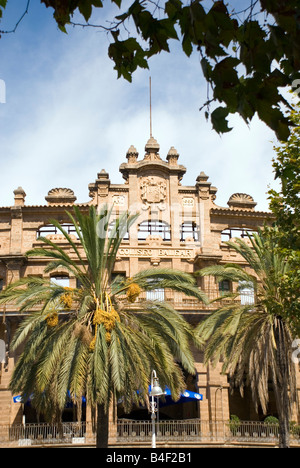 Plaza de Toros Palma Mallorca Spagna Il bullring facciata Foto Stock