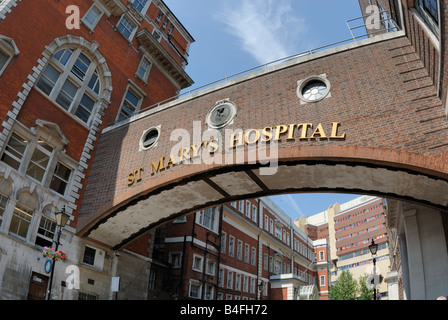 L'ospedale St Mary, Paddington, Londra Foto Stock