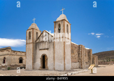 Mision San Luis Gonzaga nel Desierto Central Baja California Sur Messico Foto Stock