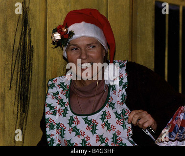 Sharon Gless attrice gioca Annie documento Wilkes nel West End play basato sul romanzo Stephen King miseria Foto Stock