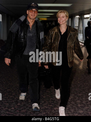 Patrick Swayze attore con la moglie Lisa Foto Stock