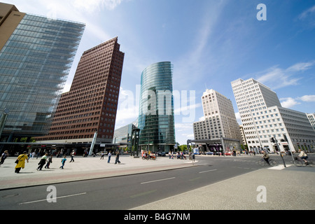 Potsdamer Platz di Berlino, Germania Foto Stock